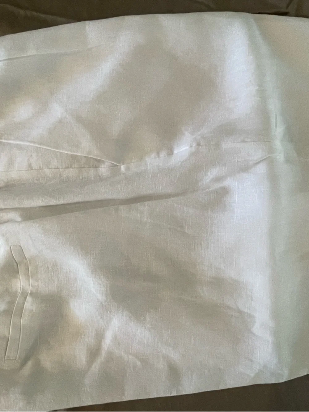 Quince linen lined pants. Size 16, new without tags, never worn, hemmed.